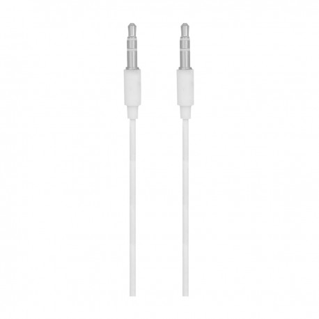 Cable Auxiliar Mobo Bulk Blanco 3.5mm