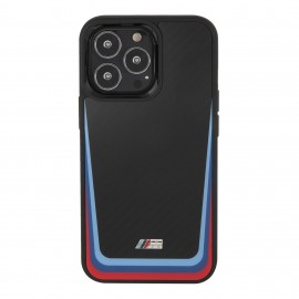 Funda Bmw Tricolor Track Negro iPhone 13 Pro Max