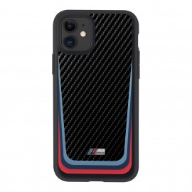 Funda BMW Tricolor Track iPhone 11 Negro