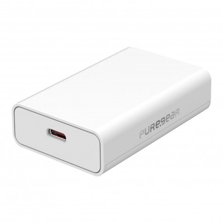 Cargador De Pared Pure Gear 1 Puerto Usb-C Blanco 45w