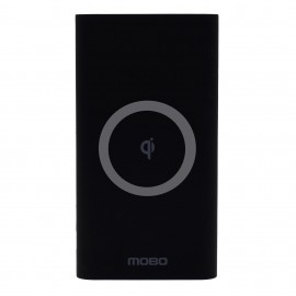 Power Bank Mobo Wire Free 8000 mAh Negro/Gris