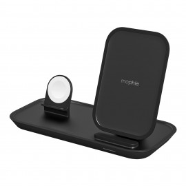 Cargador Inalambrico Mophie Base 2 En 1 Negro 15W (Pf)