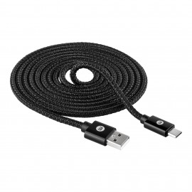 Cable Mobo Durable Tipo C Negro 3m