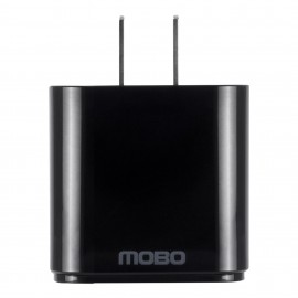 Cargador De Pared Mobo 1 Puerto Tipo C Negro 3a/20w