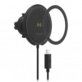 Kit De Auto 2 en 1 Snap/Cargador Inalámbrico Mophie Negro Roc