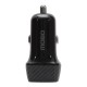 Cargador Para Auto Mobo Fast Negro 18 W