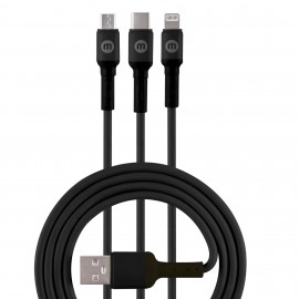 Cable Mobo Multipuntas Negro 1m