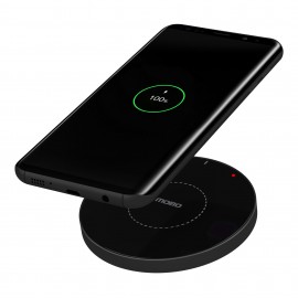 Cargador Inalambrico Mobo Circular Negro 10 W