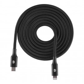 Cable Griffin Premium Tipo C A Lightning Negro 1.5m