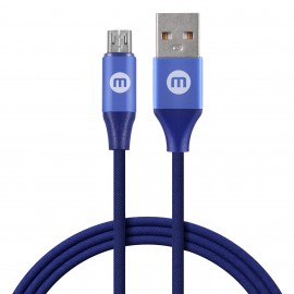 Cable Mobo Knit Micro USB Azul 1M