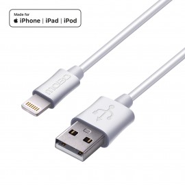 Cable Mobo No.1 Certificado Lightning Blanco 1M