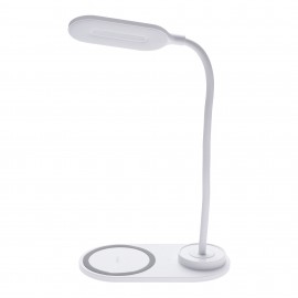 Lampara Con Cargador Inalambrico Mobo Energy Blanco 2a/10w
