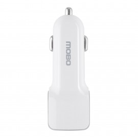 Cargador para Auto Mobo 2 Puerto USB-A Blanco