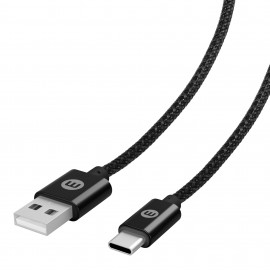 Cable Mobo Durable Tipo C Negro 2M