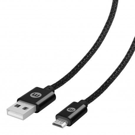 Cable Mobo Durable Micro USB Negro 2M