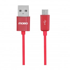 Cable Mobo No.0 Micro USB Rojo 1M