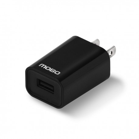 Cargador de Pared Mobo 1 Puerto USB-A Negro