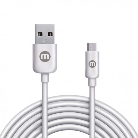 Cable Mobo No.0 Micro USB Blanco 1M