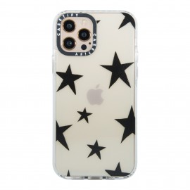 Funda Casetify Stars Black iPhone 12 Pro/12 Transparente