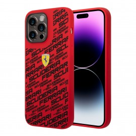 Funda Ferrari Silicone Scuderia Rojo IPhone 14 Pro Max