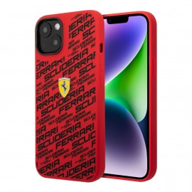 Funda Ferrari Silicone Scuderia Rojo IPhone 14 Plus