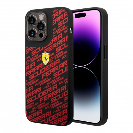 Funda Ferrari Silicone Scuderia Negro IPhone 14 Pro Max