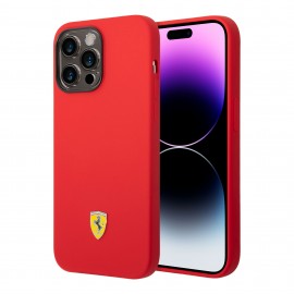 Funda Ferrari Silicone Magsafe Rojo IPhone 14 Pro Max