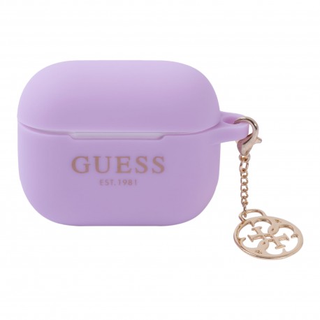 Protector Guess Silicone Lila Airpods 3