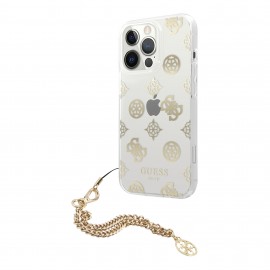 Funda Guess Peony Charm Oro iPhone 13 Pro Max