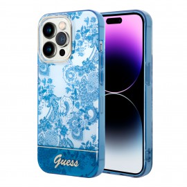 Funda Guess Toile De Jouy Azul IPhone 14 Pro Max