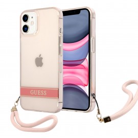 Protector Guess Translucent Stripe Rosa IPhone 11