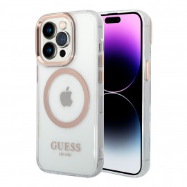 Funda Guess Outline Magsafe Oro IPhone 14 Pro Max
