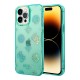 Funda Guess Peony Glitter Turquesa IPhone 14 Pro