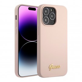 Funda Guess Silicon Rosa IPhone 14 Pro Max