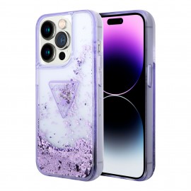 Funda Guess Translucent Triangle Morado IPhone 14 Pro Max