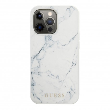Funda Guess Marble Blanco iPhone 13 Pro Max