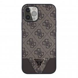 Funda Guess Triangle Metal iPhone 12 Pro Max Cafe