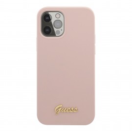 Funda Guess Silicon iPhone 12 Pro/12 Rosa