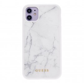 Funda Guess Marble iPhone 11 Blanco