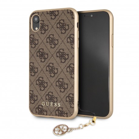 Funda Guess Charm iPhone XR Café
