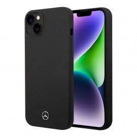 Funda Mercedes Benz Silicon Negro IPhone 14 Plus