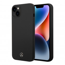 Funda Mercedes Benz Silicon Negro IPhone 14