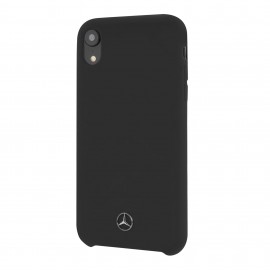 Funda Mercedes Benz Silicon Negro Iphone Xr
