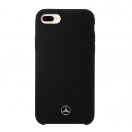 Funda Mercedes Benz Silicon iPhone 8/7/6 Plus Negro