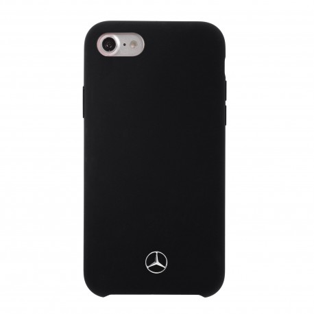 Funda Mercedes Benz Silicon iPhone SE/8/7/6 Negro