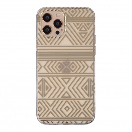 Funda Mobo Glam Glyph iPhone 12 Transparente