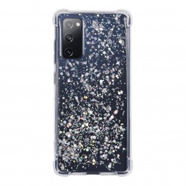 Funda Mobo Glam Sparks Samsung S20 Fe Transparente