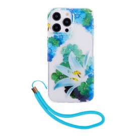 Protector Mobo Glam Lily Strap Azul IPhone ONE 13 Pro Max