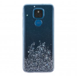 Funda Mobo Glam Stars Moto G9 Play/E7 Plus Transparente