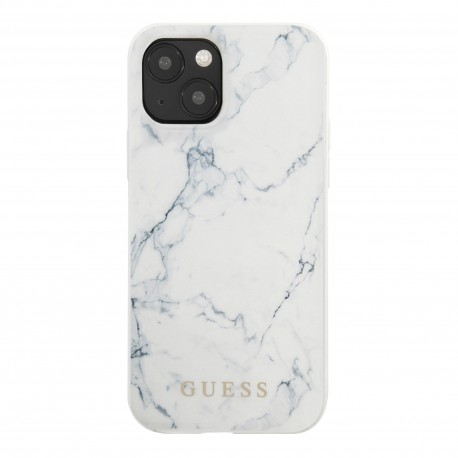 Funda Guess Marble Blanco iPhone 13